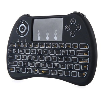 Tastatura Wireless Techstar® H9 Iluminata ALB 3 Nivele , QWERTY, Plug&Play